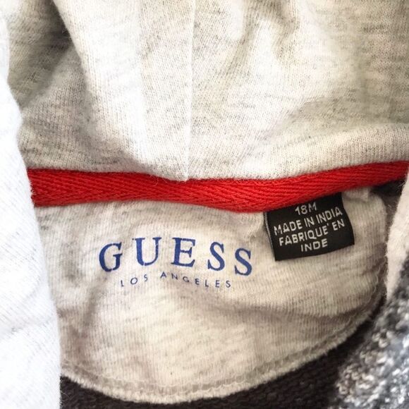 Guess galaxy zip up hoodie  EUC 18 months - Picture 4 of 5